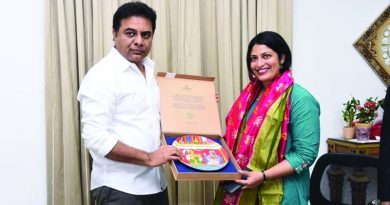 Minister KTR & Priyanca Radhakrishnan