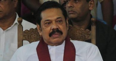 Sri Lankan PM Mahinda Rajapaksa