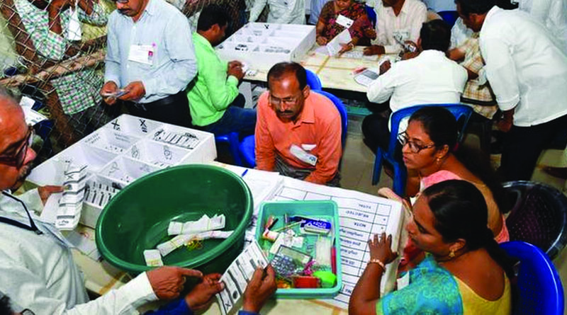 Telangana municipal elections counting