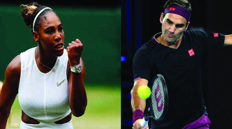 serena williams & Roger Federer