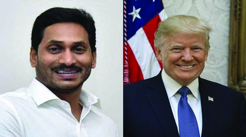 AP CM Jagan and Donald Trump