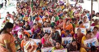 Amaravati- Protestors