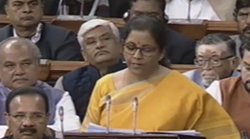 Nirmala sitaraman in parliament