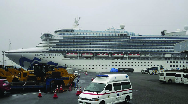 Quarantined Cruise Ship in Japan