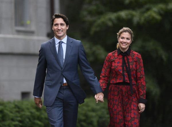 Canadian PM's wife tests positive for coronavirus.