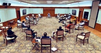 Social Distance at Modi Cabinet Meeting