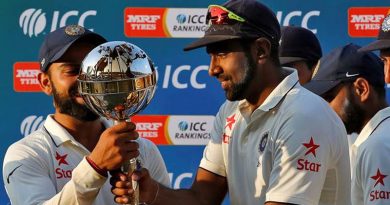 team india lossed test first rank
