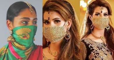 Saree matching mask