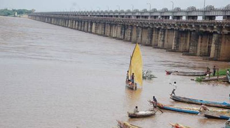 Dhavaleswaram-Flood calm recedes