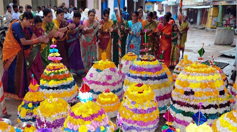 Bathukamma is a symbol of tradition