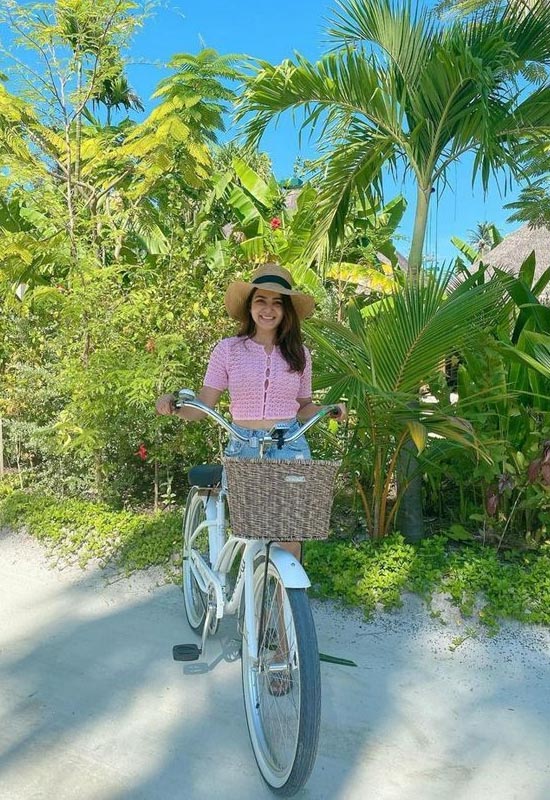 Samantha Akkineni Enjoys Her Vacation In Maldives