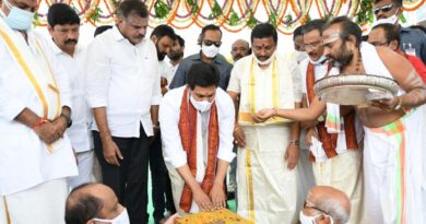 CM Jagan laid the foundation stone for the temples
