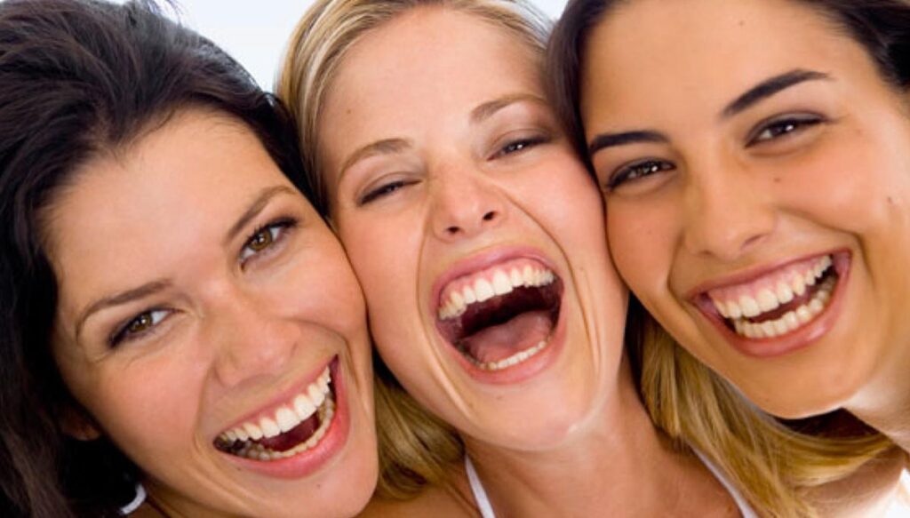 Get rid of stress with laughter---