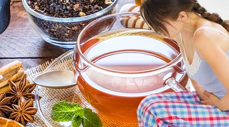 Prevention of monthly problems with herbal tea