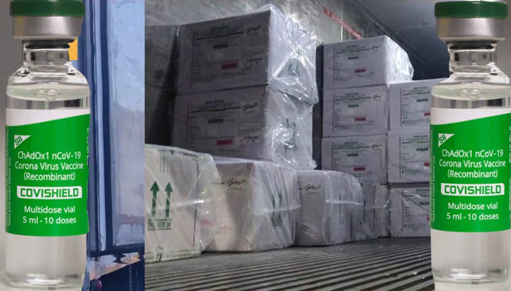 Arrival of another lakh covishield vaccines