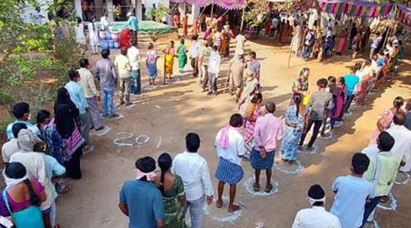 Nagarjunasagar by-election polling