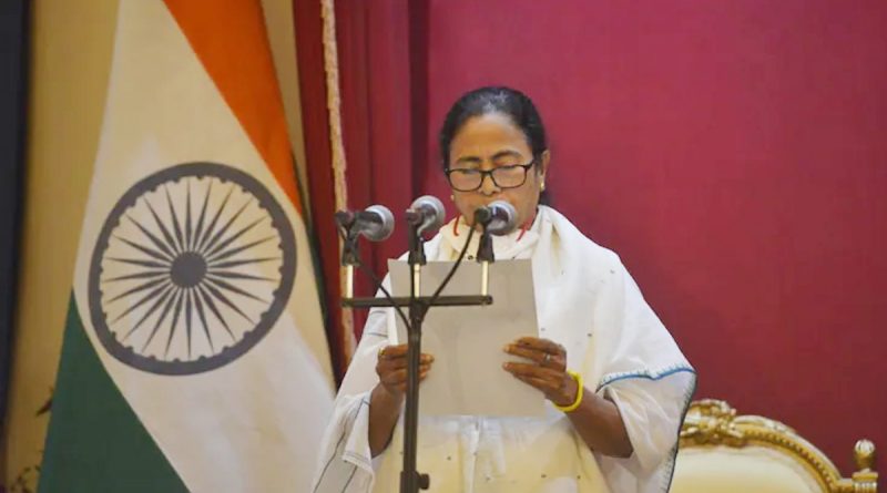 Mamata Banerjee sworn in as CM for the third time