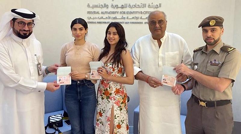 Dubai Golden Visas for Boney kapoor Family