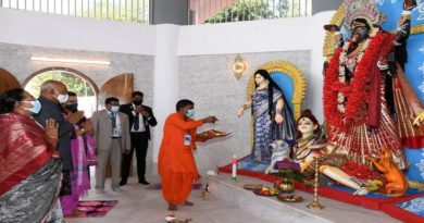 ఢాకాలో పునర్నిర్మించిన ర‌మ్నాకాళీ మందిరాన్ని ప్రారంభించిన రాష్ట్ర‌ప‌తి