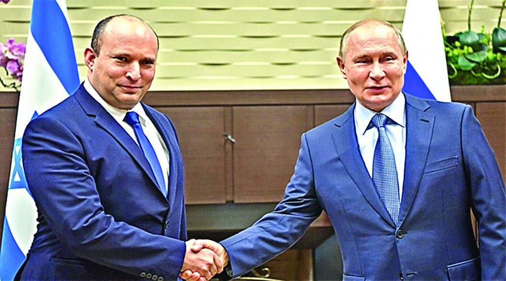 Israeli PM meets Putin